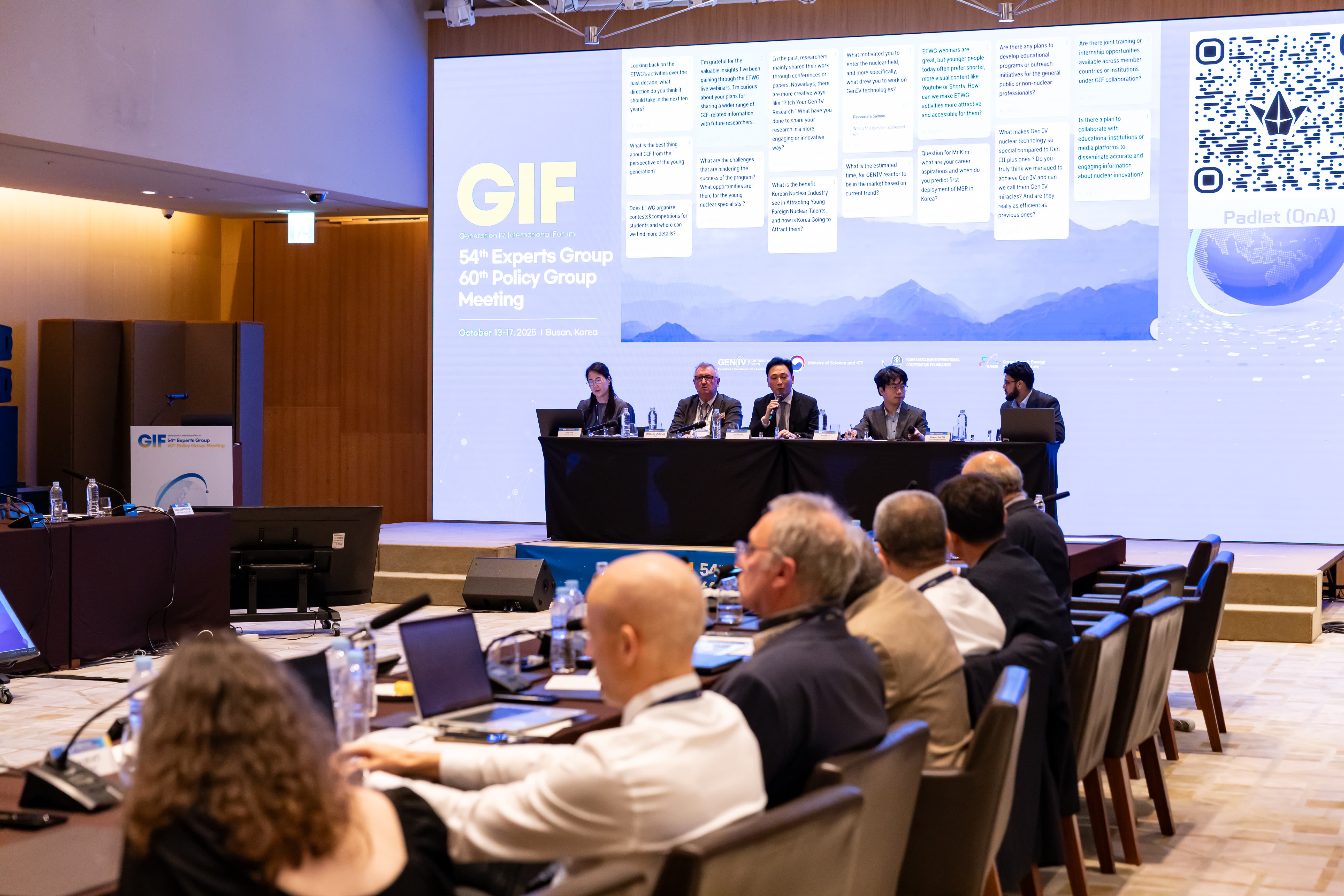 Panel at Busan EGPG